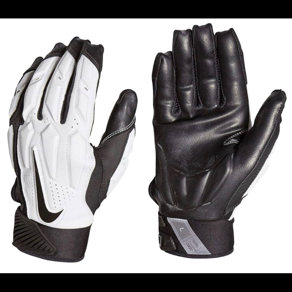 Nike D-Tack Lineman Football Gloves (Size Medium)